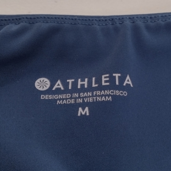 Athleta Women's Leaf Print Active Running Athletic Cropped Leggings - Picture 13 of 15